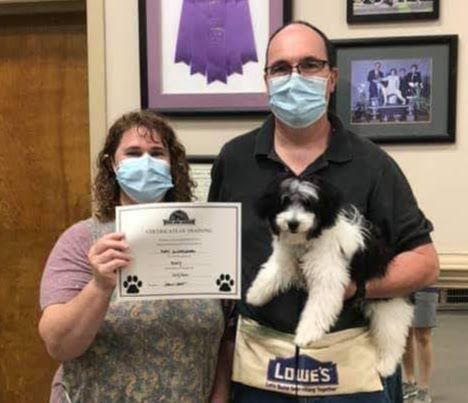 Penny's Puppy School Graduation